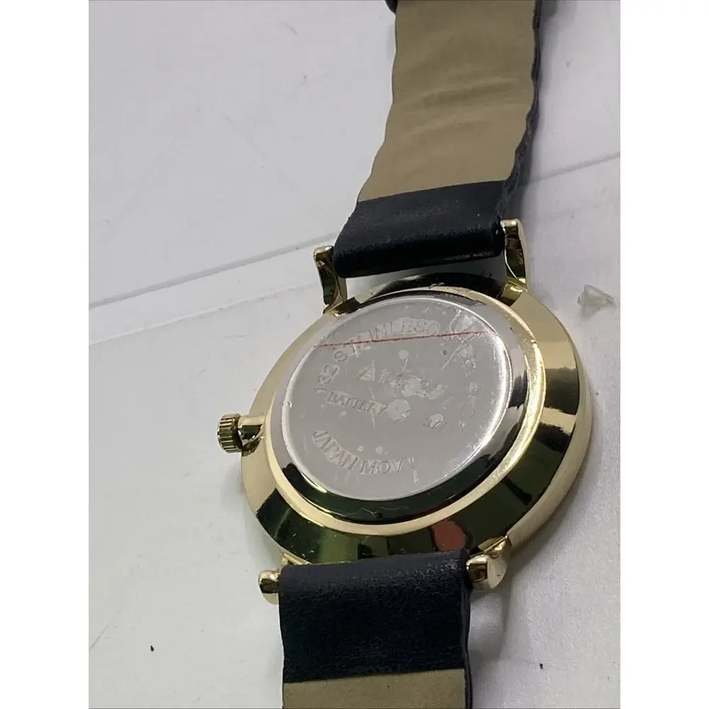 Womens Mop Dial Gold Tone Watch Works New Battery